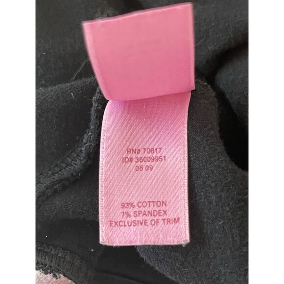 VS PINK VINTAGE Y2K FOLD OVER FLARE YOGA LEGGINGS BLING GEMSTONES RARE HTF L - Picture 9 of 12